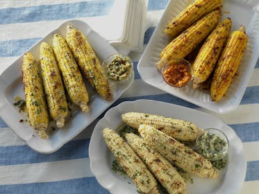 Corn on the Cob Three Different Ways