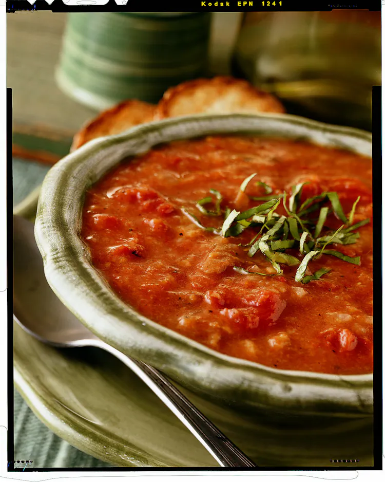 Fire-Roasted Tomato and Bread Soup | Veggies Recipes