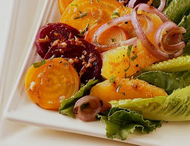 Warm Beet and Onion Salad