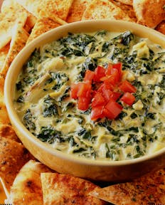 Grilled Artichoke and Spinach Dip