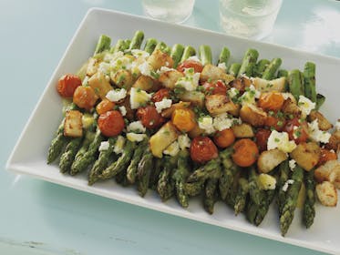 Salade d’asperges, tomates