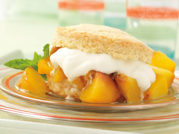 Peach Shortcakes  | Desserts Recipes