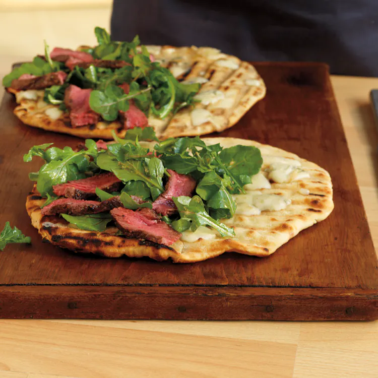 Steak and Gorgonzola Piadini | Red Meat Recipes | Weber Grills