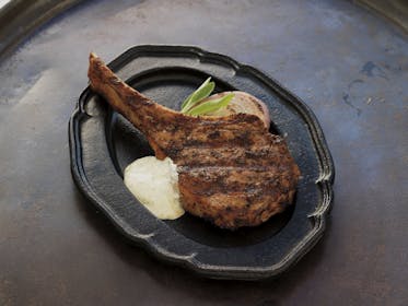 Porcini-Rubbed Veal Chops