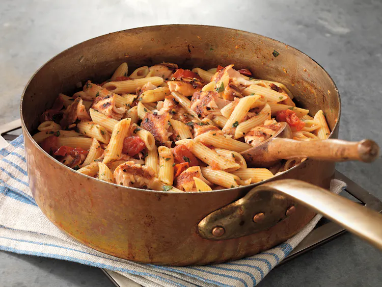 Grilled Salmon Pasta Fresca | Seafood Recipes