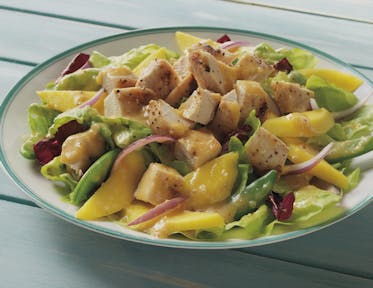 Salade mangue et poulet