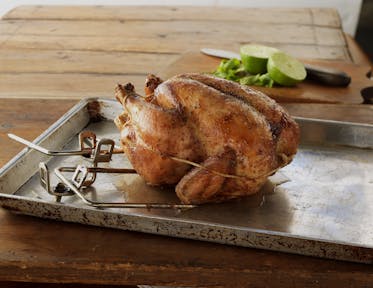 Brined Rotisserie Chicken