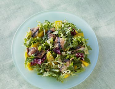 Salade poulet et mangue
