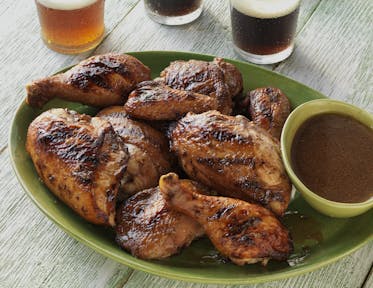 Beer-Marinated Barbecued Chicken