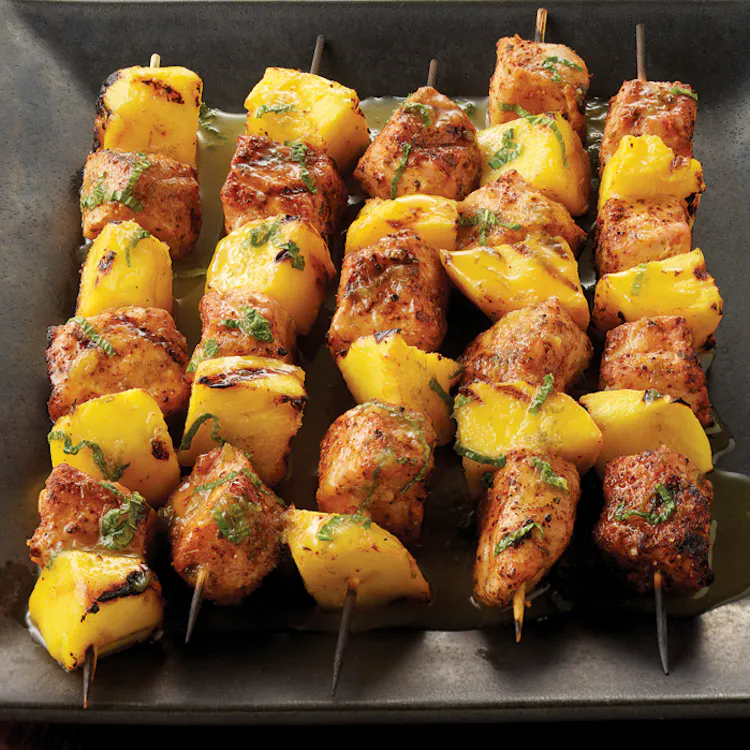 Pork and Mango Kabobs | Pork Recipes