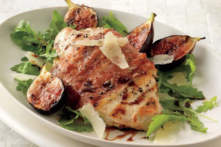 Prosciutto-Wrapped Chicken with Fig-Balsamic Glaze | Poultry Recipes | Weber Grills