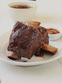 Beer-Braised and Mesquite-Smoked Short Ribs