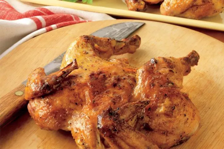Cornish Hens with Orange-Curry Glaze | Poultry Recipes