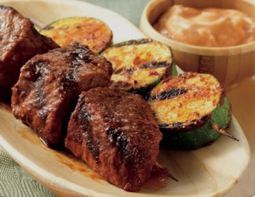 Tri-Tip and Zucchini Kabobs