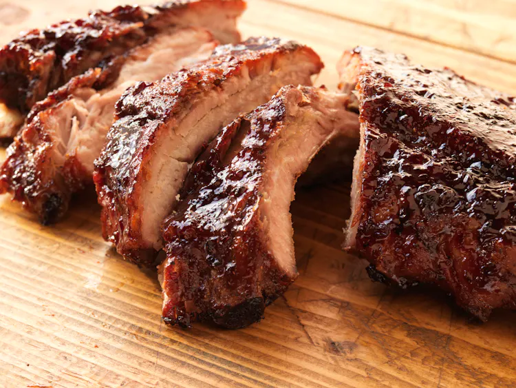 Baby Back Ribs with Pomegranate and Cherry Glaze | Pork Recipes