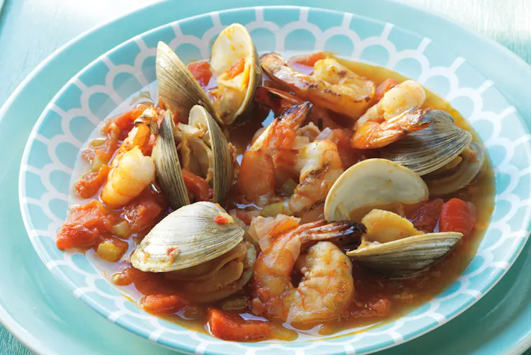 Grilled Clam and Shrimp Cioppino | Starters Recipes