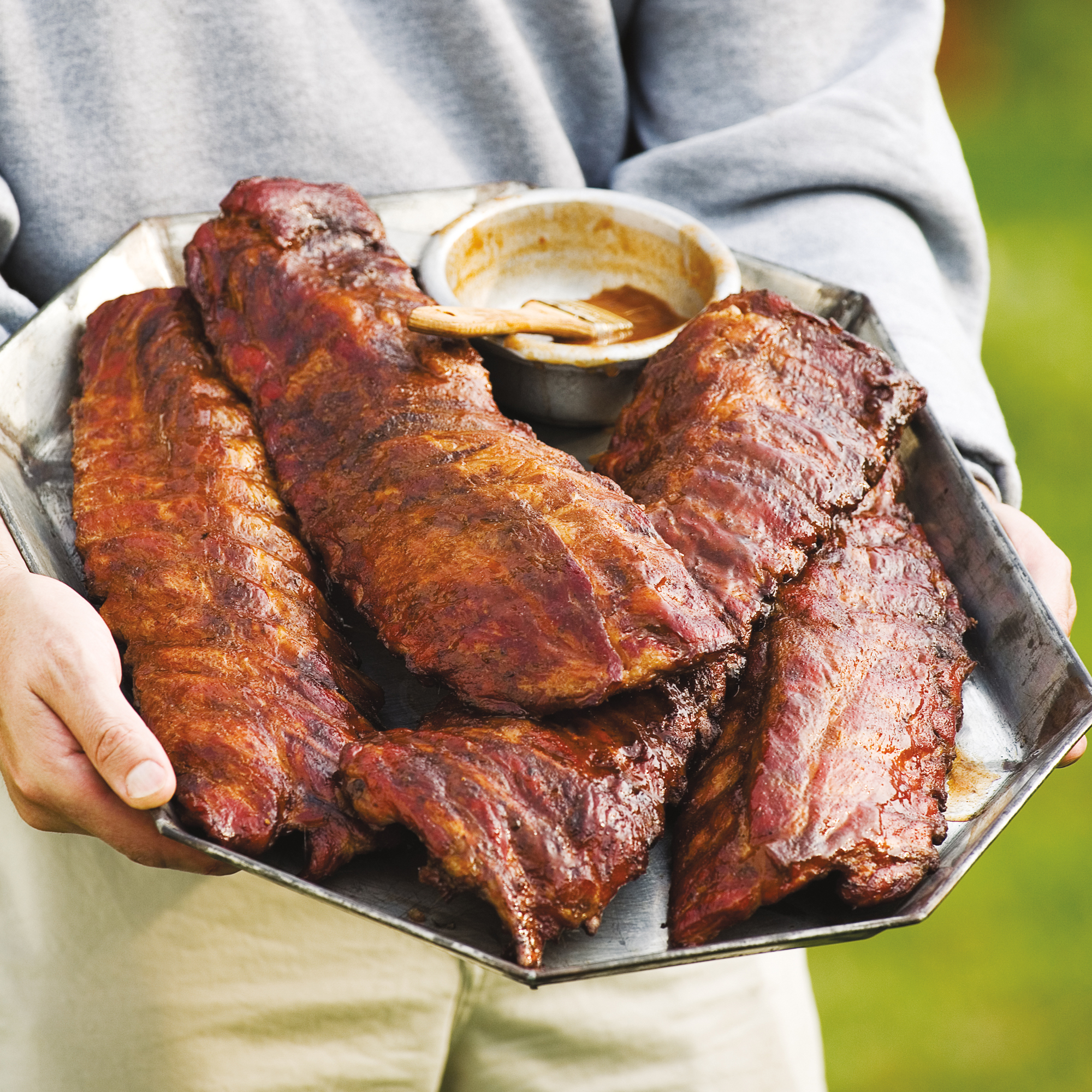 ribs on weber kettle