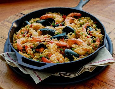 BARBECUED SEAFOOD PAELLA