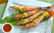 Barbecued King Prawns