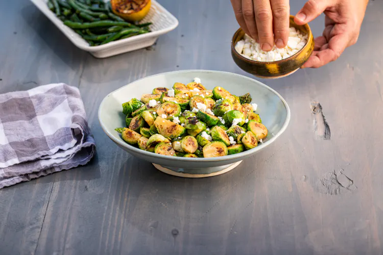 Brussels Sprouts with Pomegranate Vinaigrette | Veggies Recipes | Weber Grills