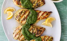 Chicken Breasts With Green Herb Salsa