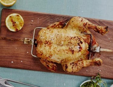 CHICKEN WITH LEMON AND GARLIC OIL