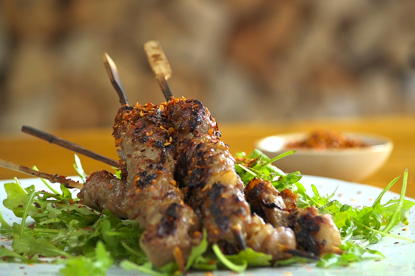 Chinese Style Pork Skewers