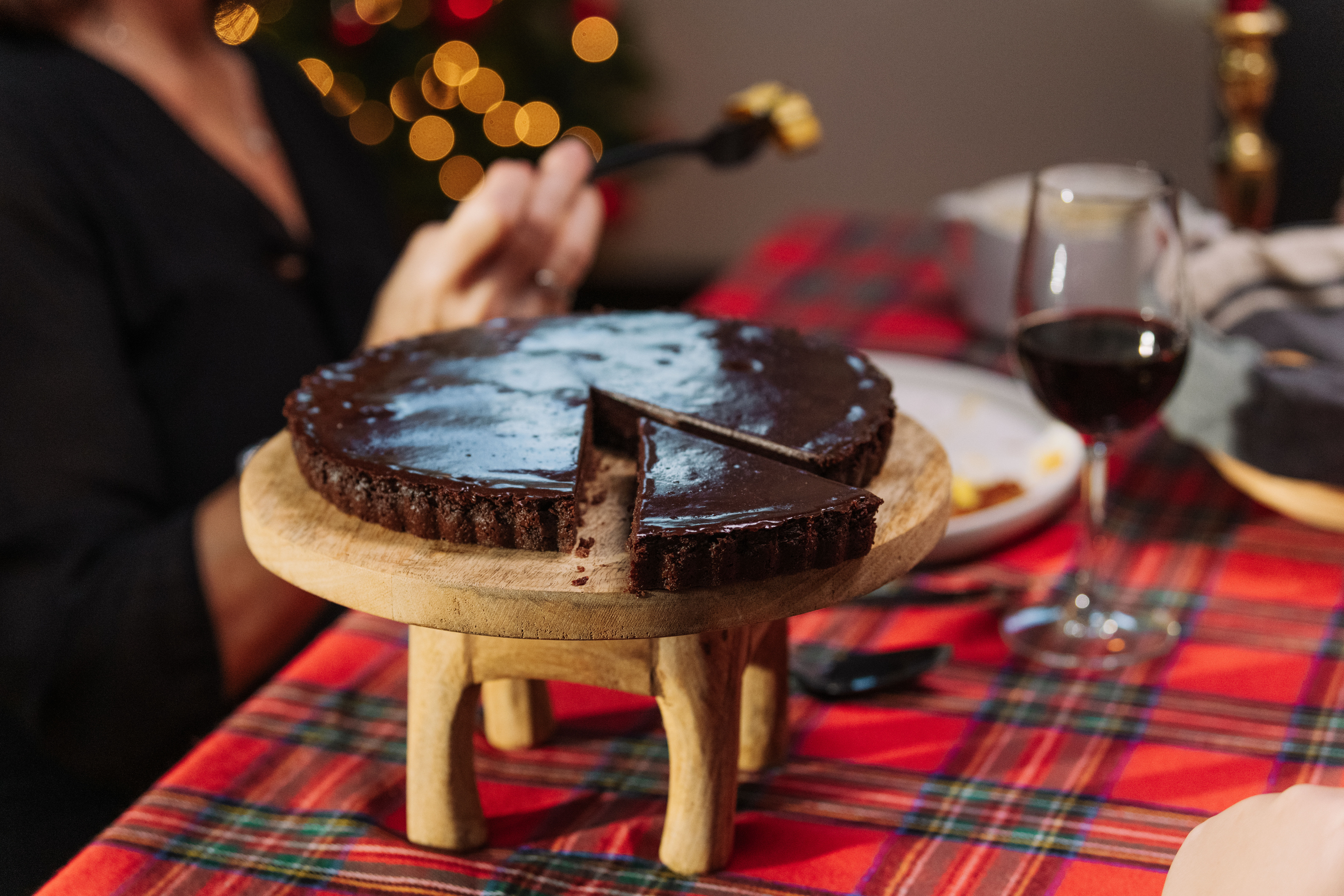 Smoked Chocolate Tart 
