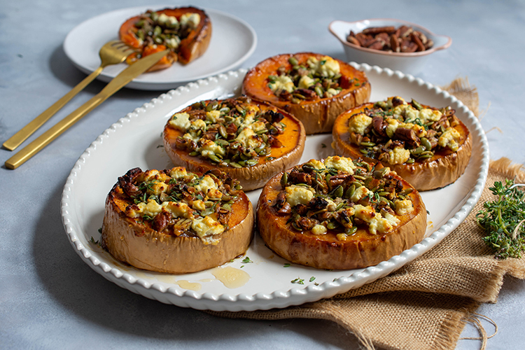 Pecan and Honey Pumpkin Roasts 