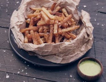 FRENCH FRIES WITH TARRAGON MAYONNAISE