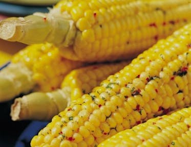 GRILLED SWEETCORN WITH LIME & CHILLI BUTTER