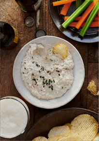 Grilled Onion and Sour Cream Dip