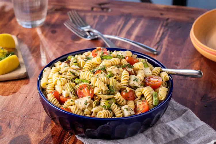 Grilled Vegetable Pasta Salad with Halloumi | All Recipes Recipes | Weber Grills