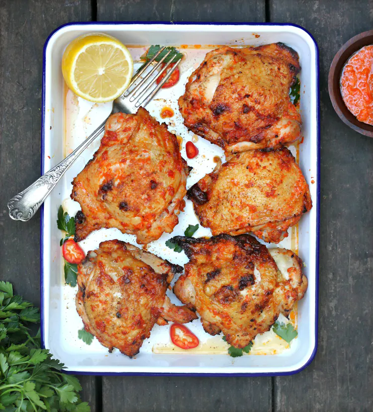 Harissa Chicken Thighs | Poultry Recipes | Weber Grills