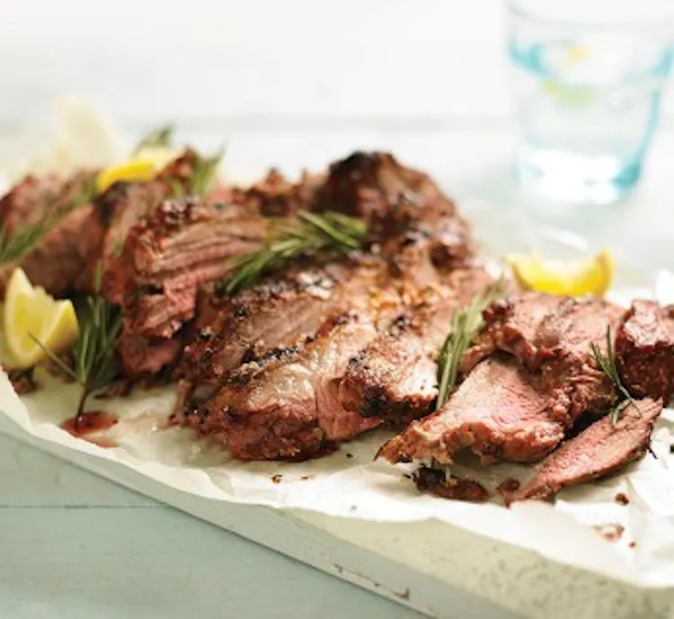 Lamb with Dijon Mustard and Hasselback Potatoes | Recipes | Weber Grills