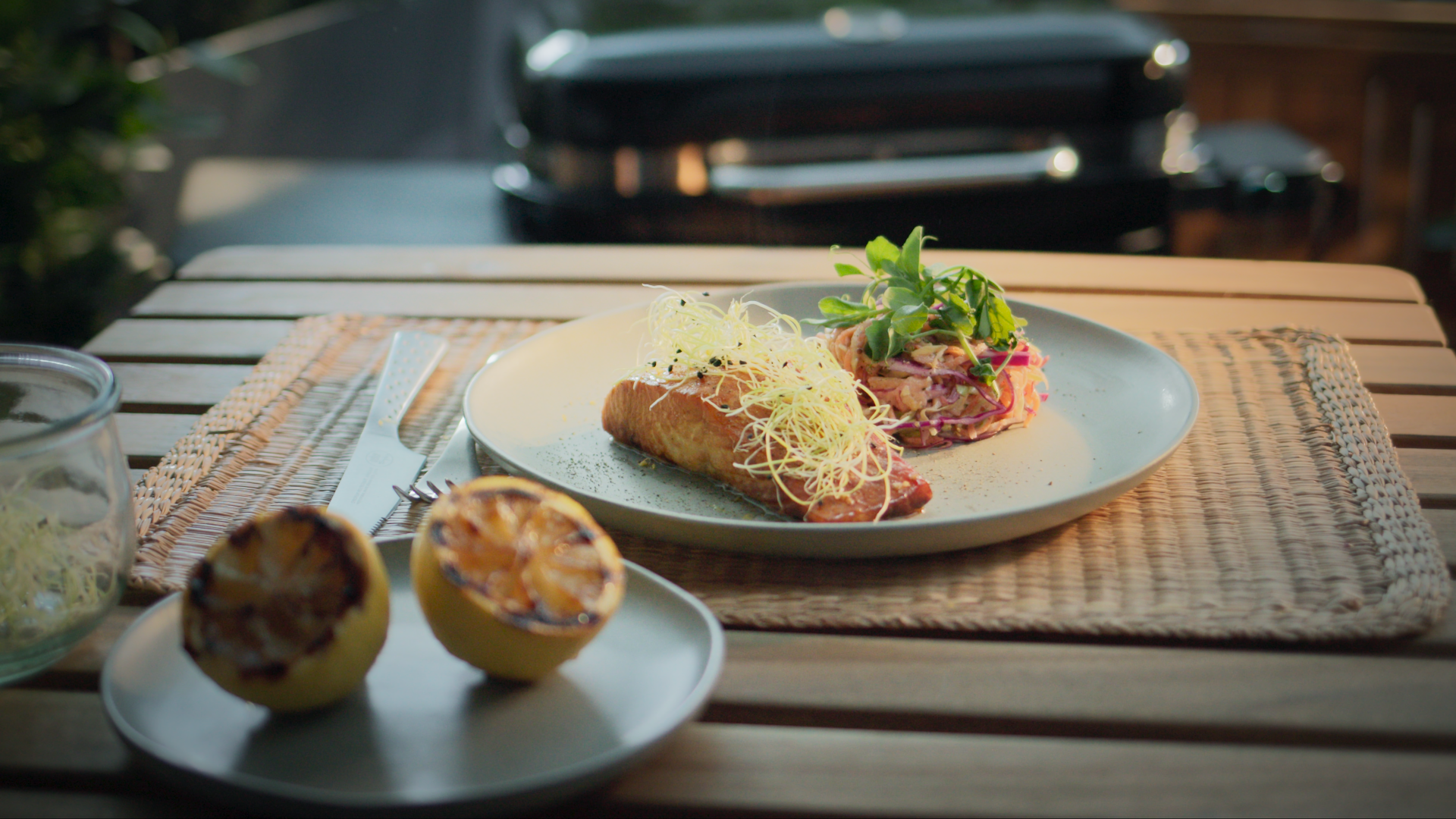 Smoked Salmon with Coleslaw