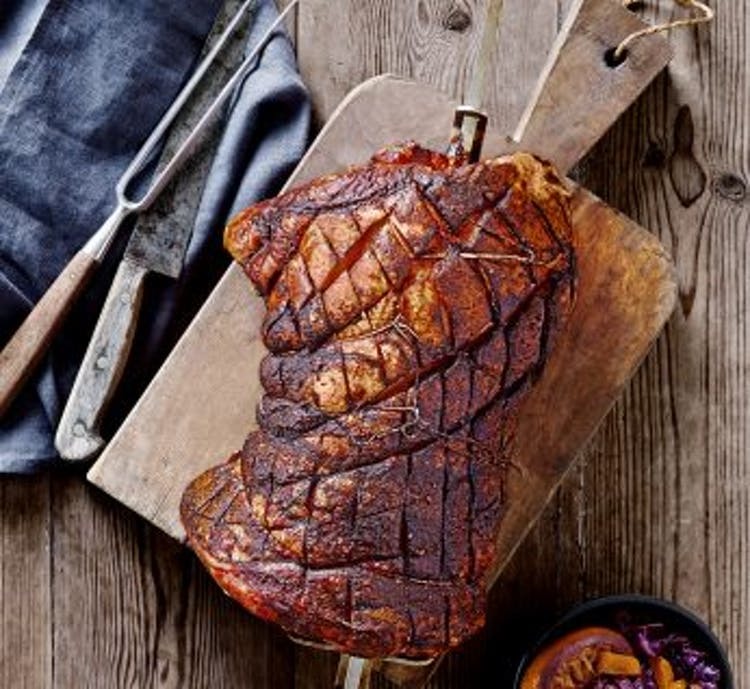 Pork Belly With Mustard Glaze