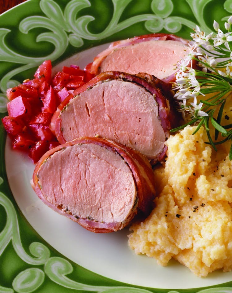 Pork Tenderloin Wrapped In Pancetta