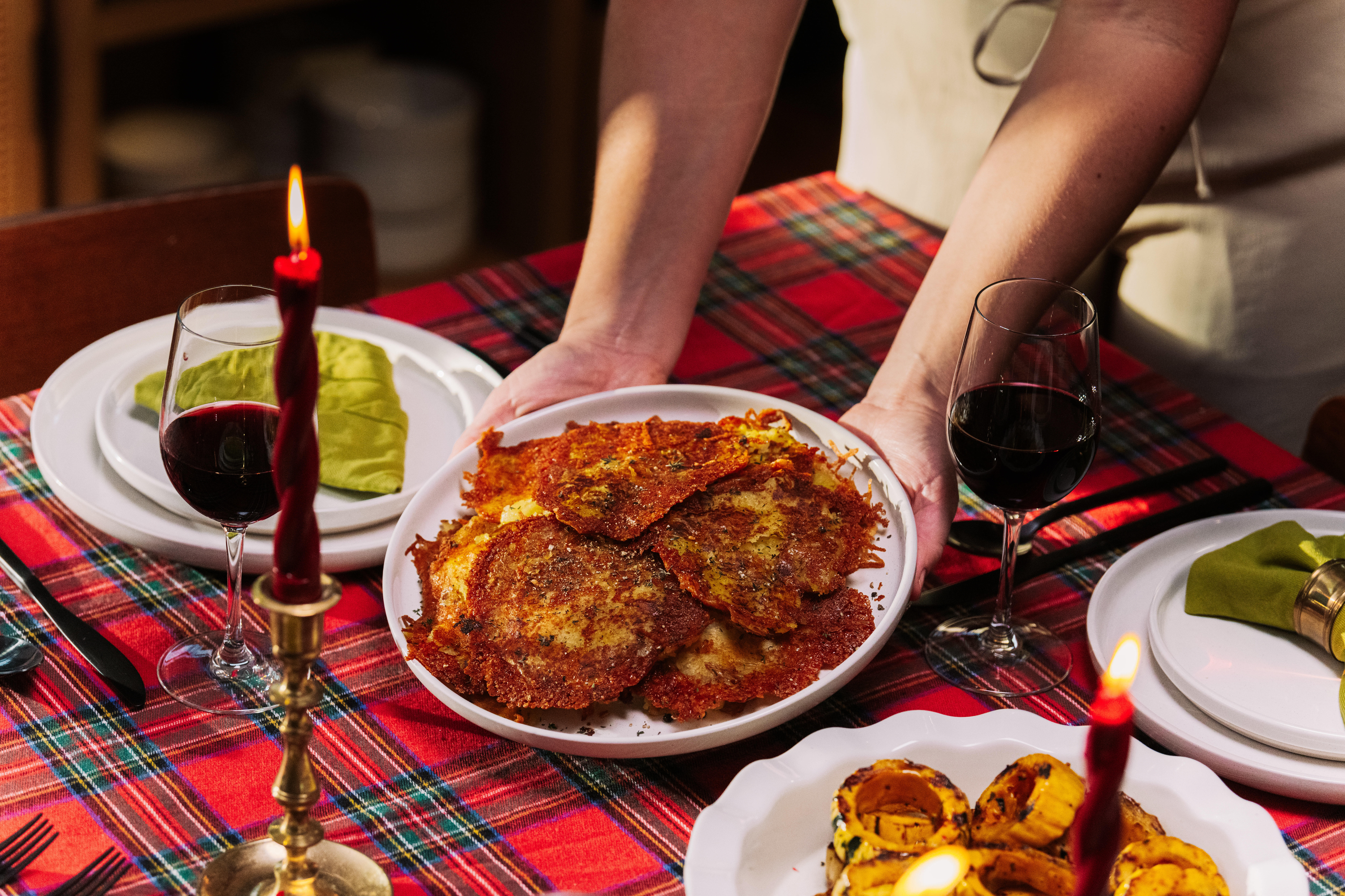 Parmesan Smashed Potatoes 