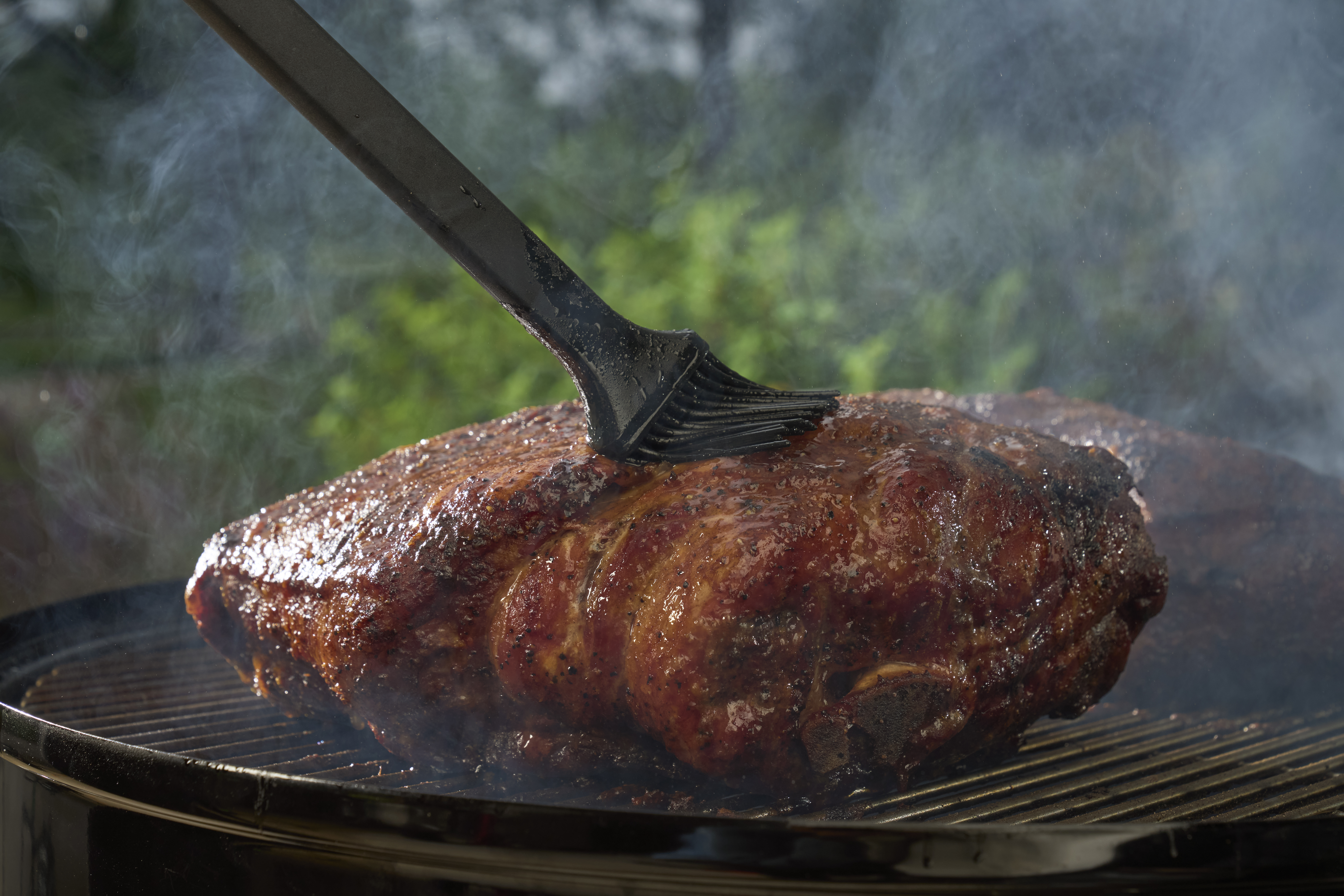 Pit Pork Barbecue with Worcestershire Mop 