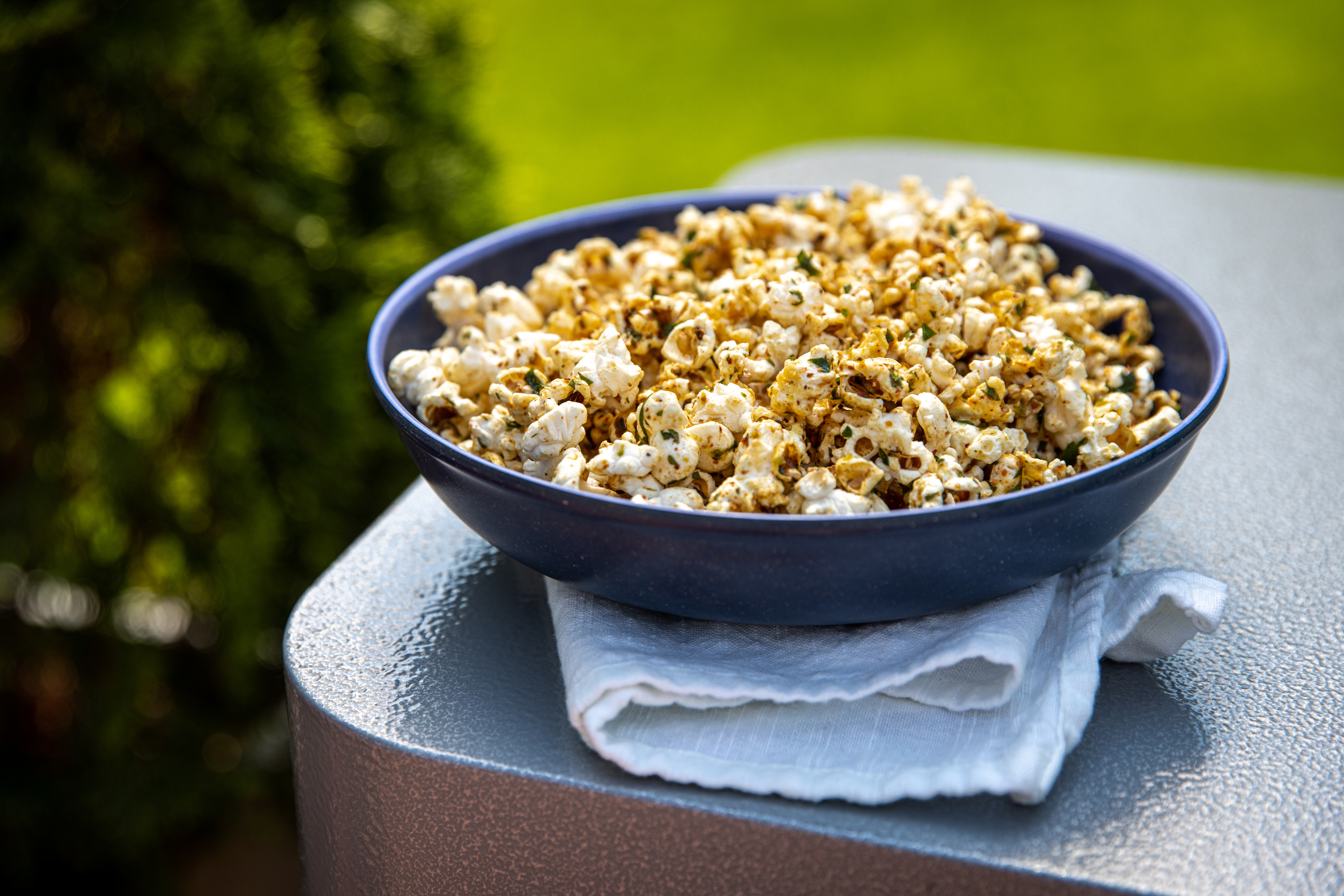 Popcorn on the Griddle