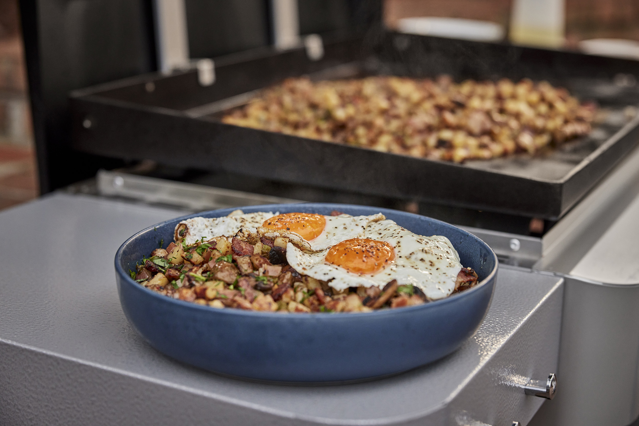 Bacon and Mushroom Breakfast Hash 