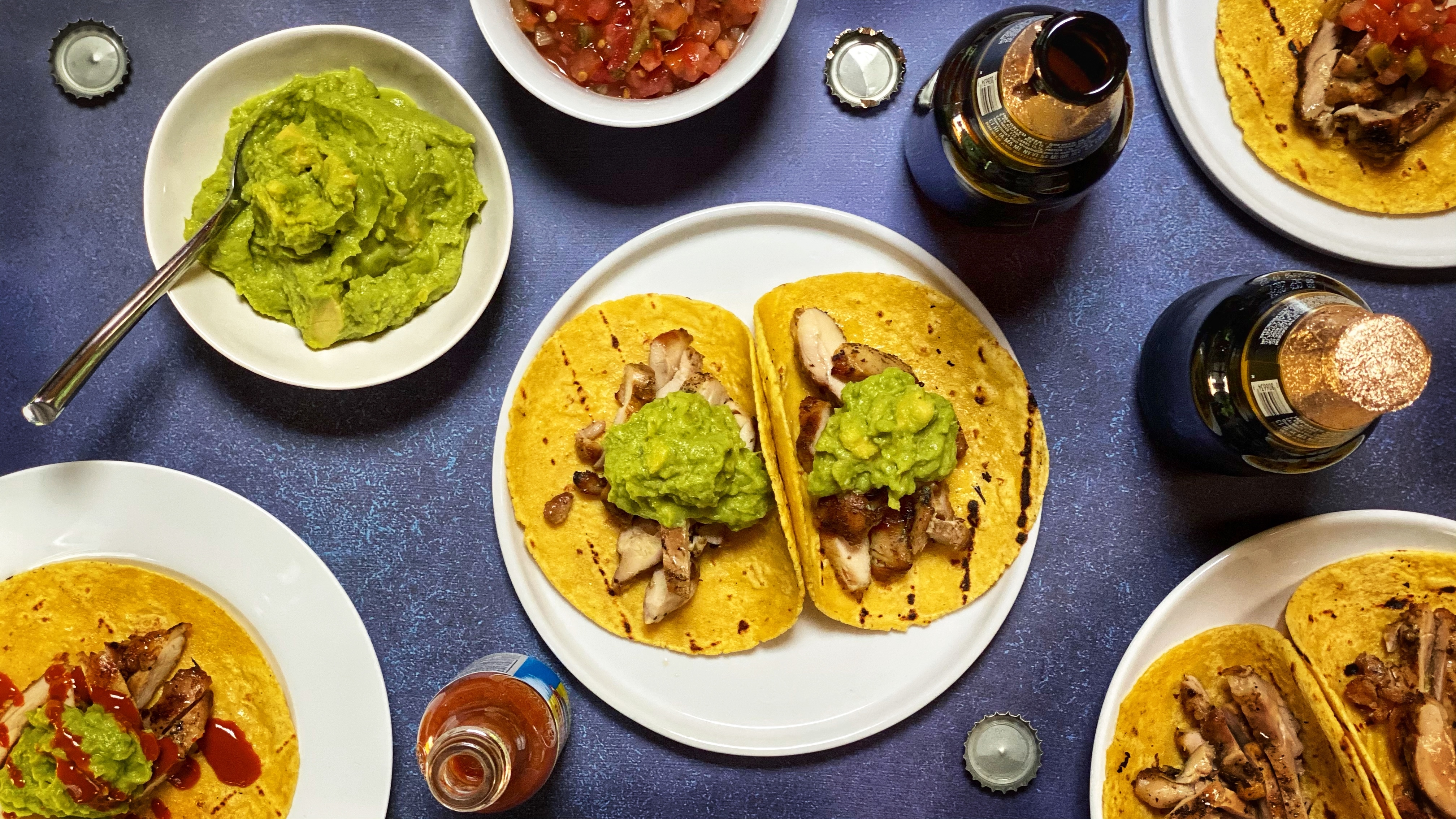 Beer-Marinated Chicken Tacos