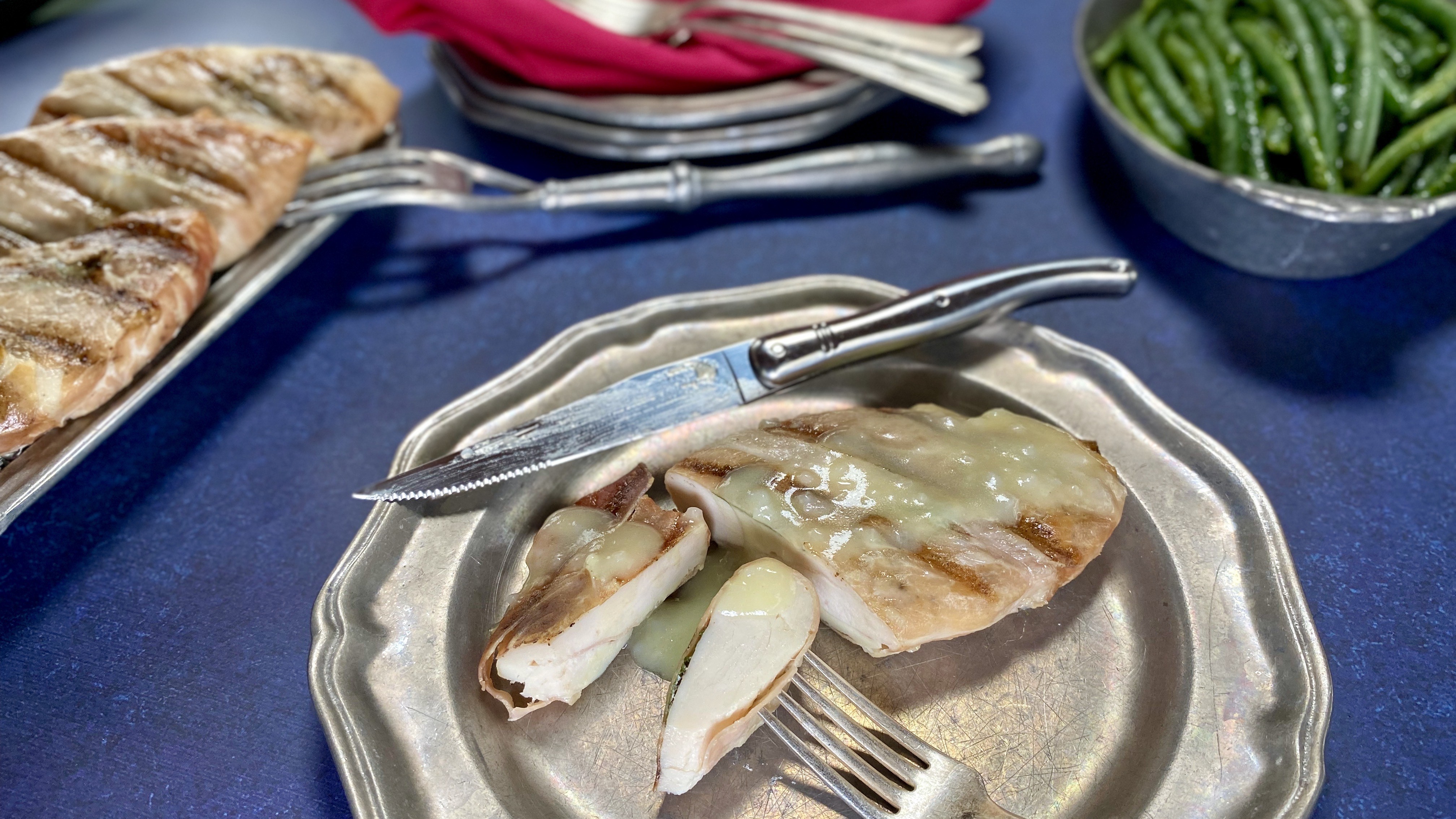 Chicken Saltimbocca In White Wine Butter Sauce