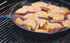 Peach Raspberry Cobbler Rick Martinez