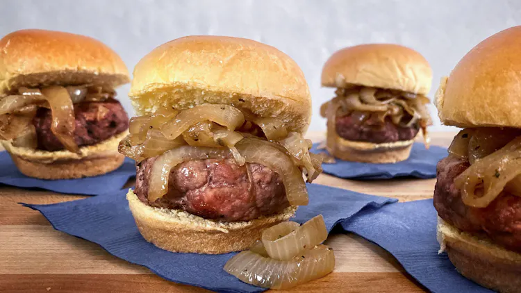Five-Spice Pork Sliders with Sweet Onion Relish | Pork Recipes