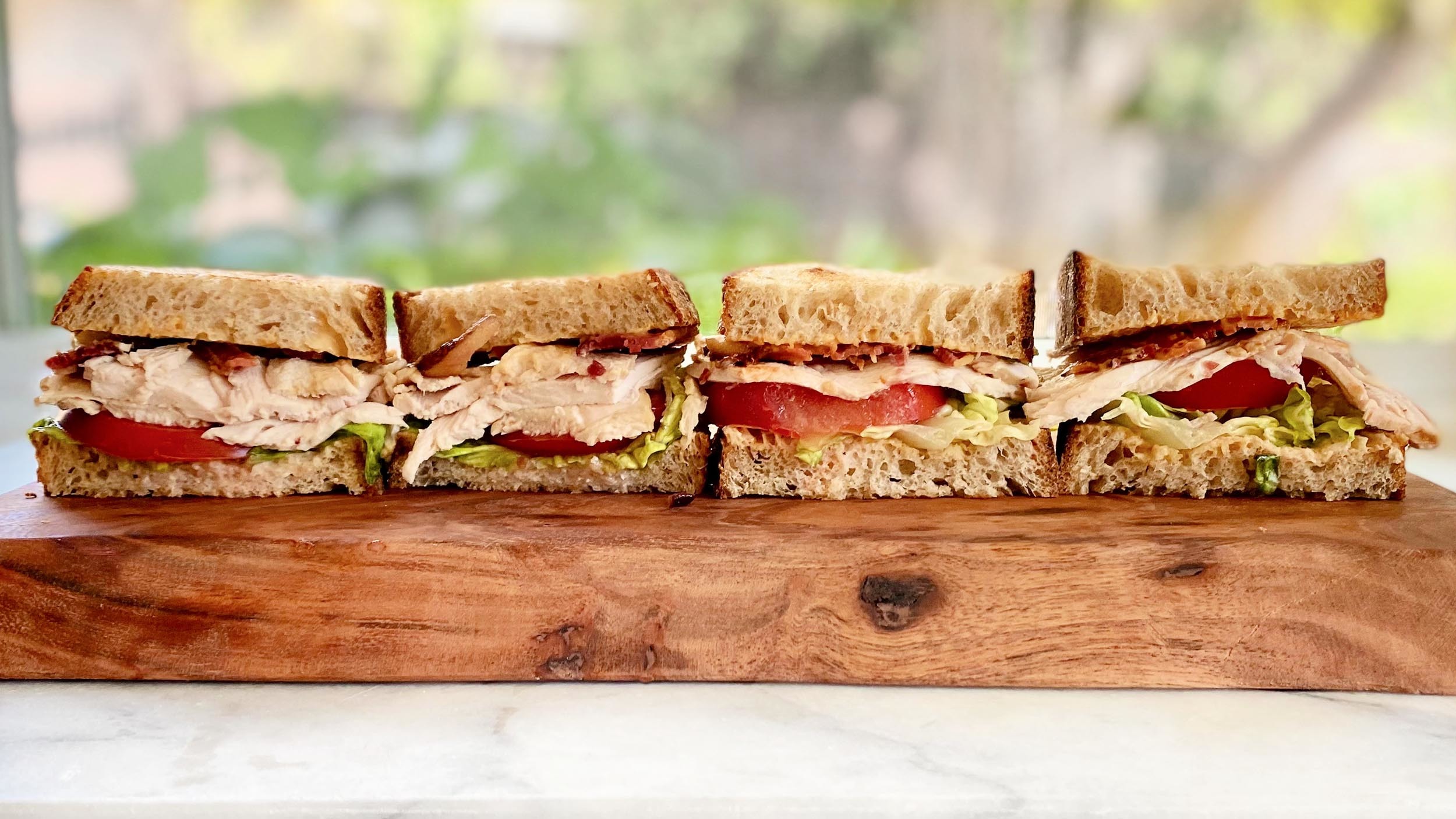 Turkey BLT Sandwich with Smoky Mayo 