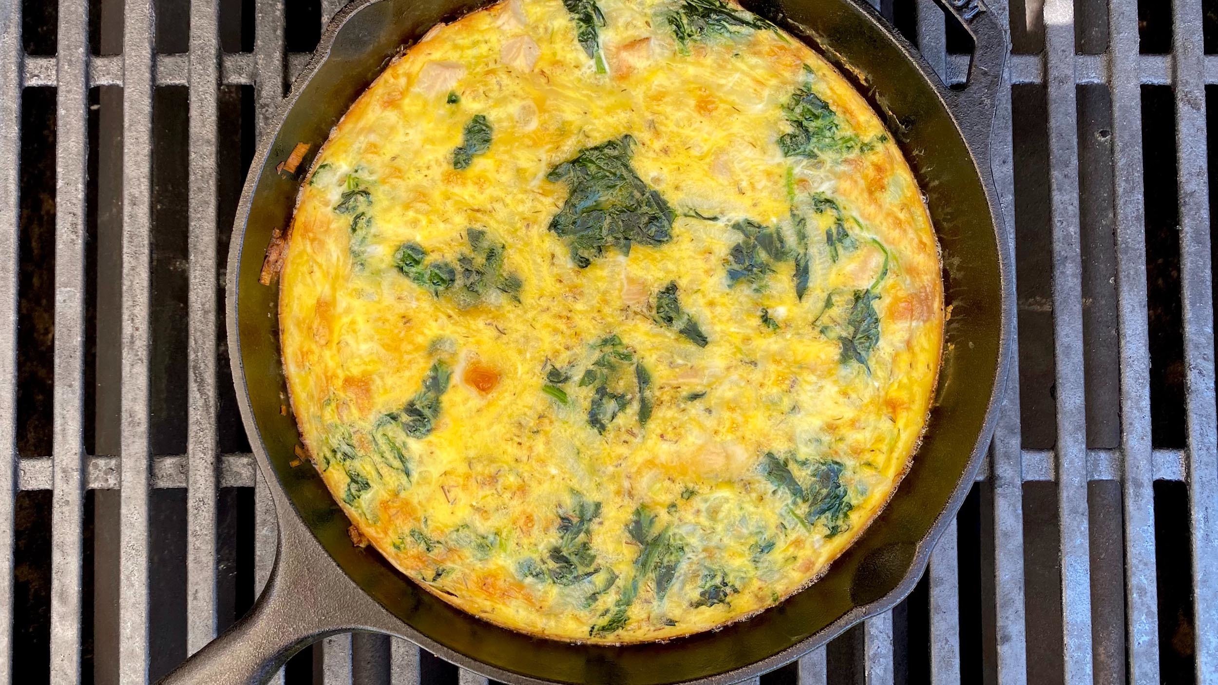 Turkey, Spinach, and Leek Frittata