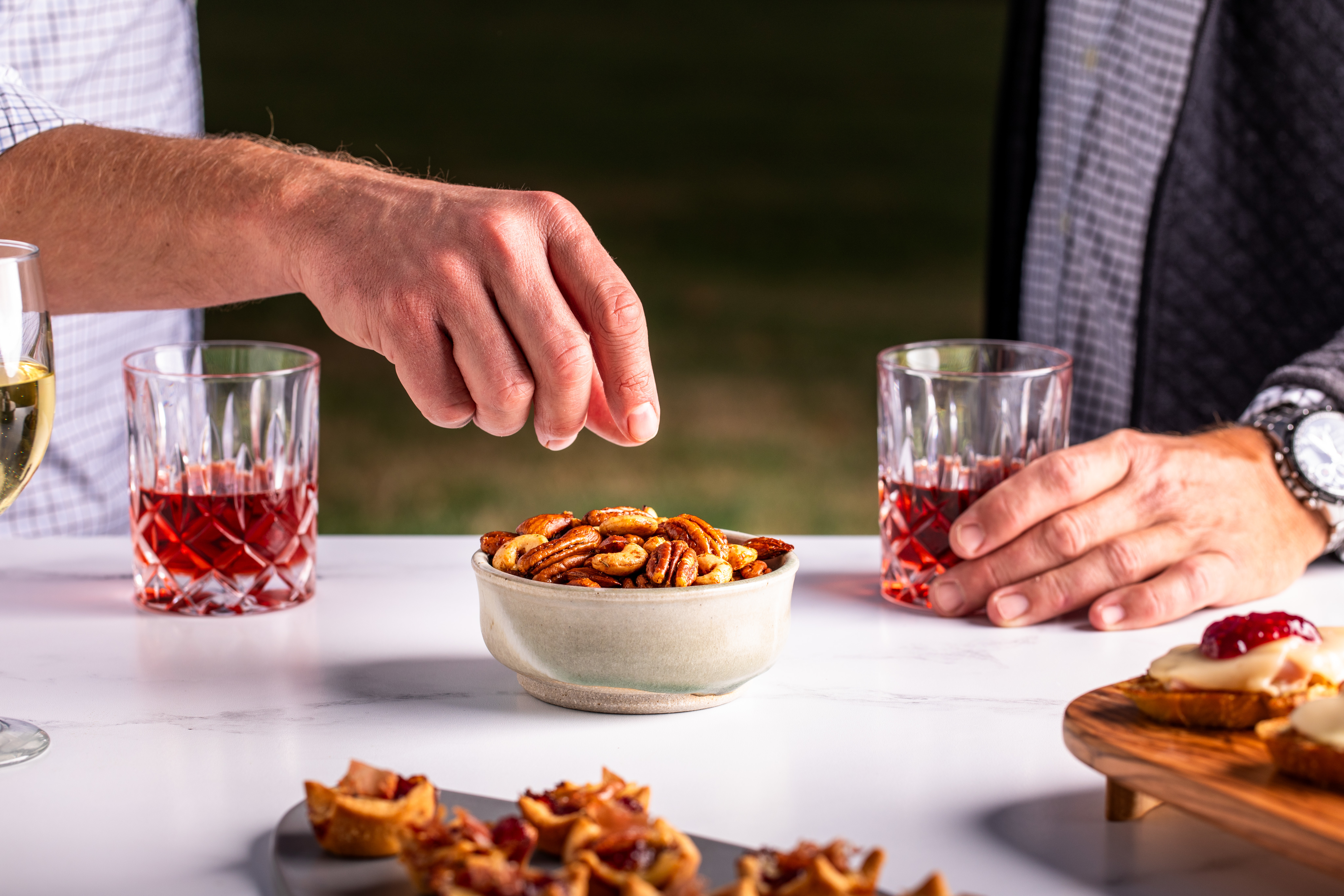 Sweet & Spicy Grilled Nuts