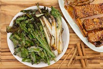 Soy And Sesame Grilled Bok Choy